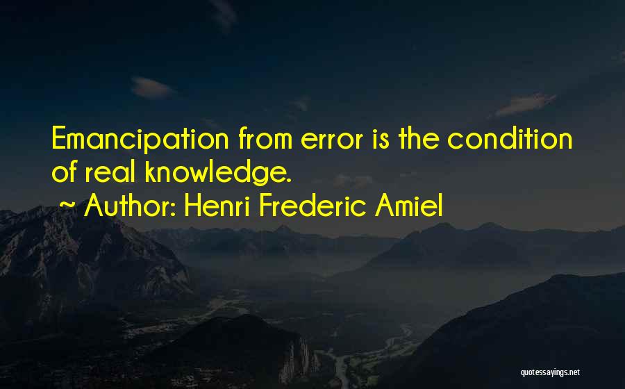 Emancipation Quotes By Henri Frederic Amiel