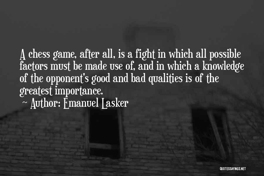 Emanuel Lasker Quotes 357413