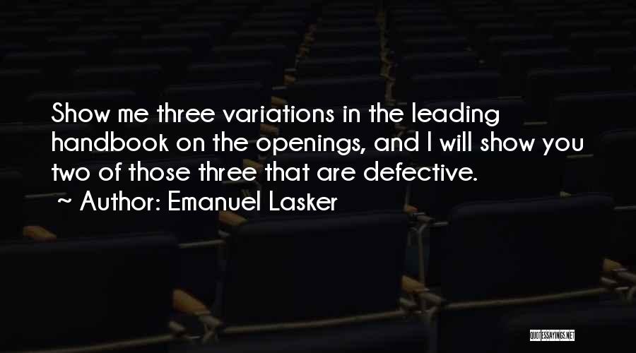Emanuel Lasker Quotes 420041