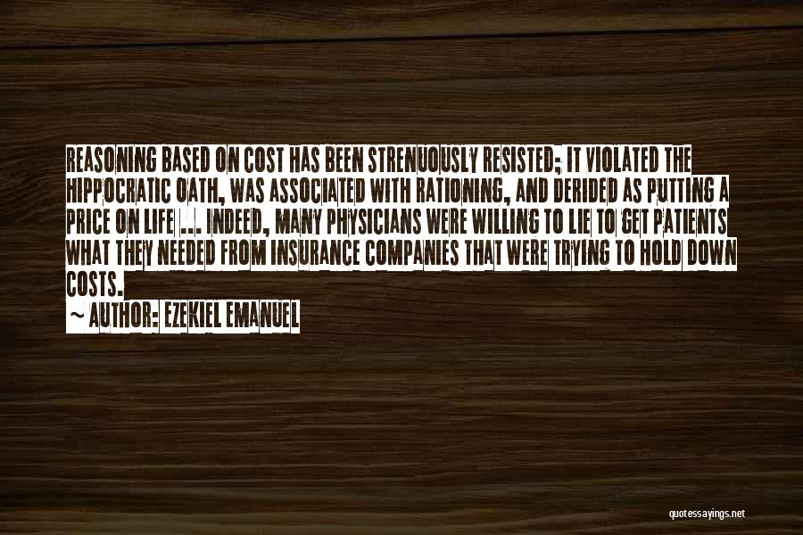 Emanuel Quotes By Ezekiel Emanuel