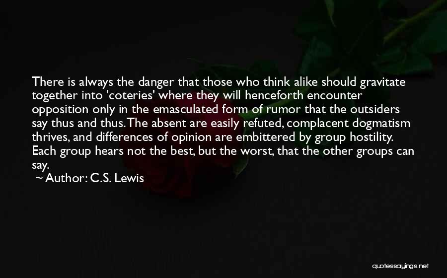 Emasculated Quotes By C.S. Lewis
