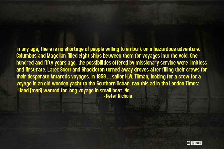 Embark Quotes By Peter Nichols Embark Quotes By Peter Nichols