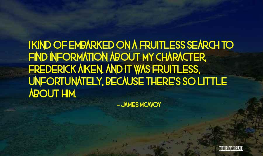 Embarked Upon Quotes By James McAvoy Embarked Upon Quotes By James McAvoy