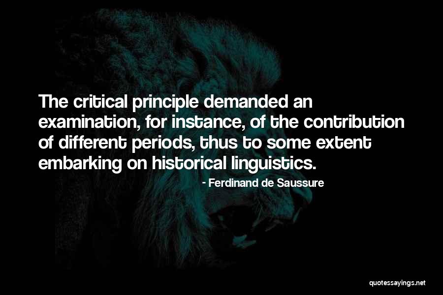 Embarking Quotes By Ferdinand De Saussure Embarking Quotes By Ferdinand De Saussure
