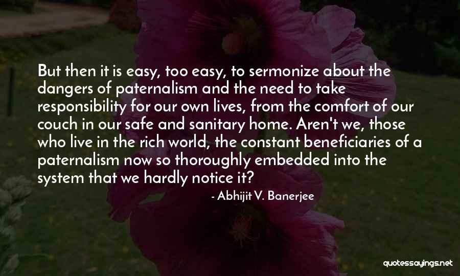 Embedded Quotes By Abhijit V. Banerjee Embedded Quotes By Abhijit V. Banerjee