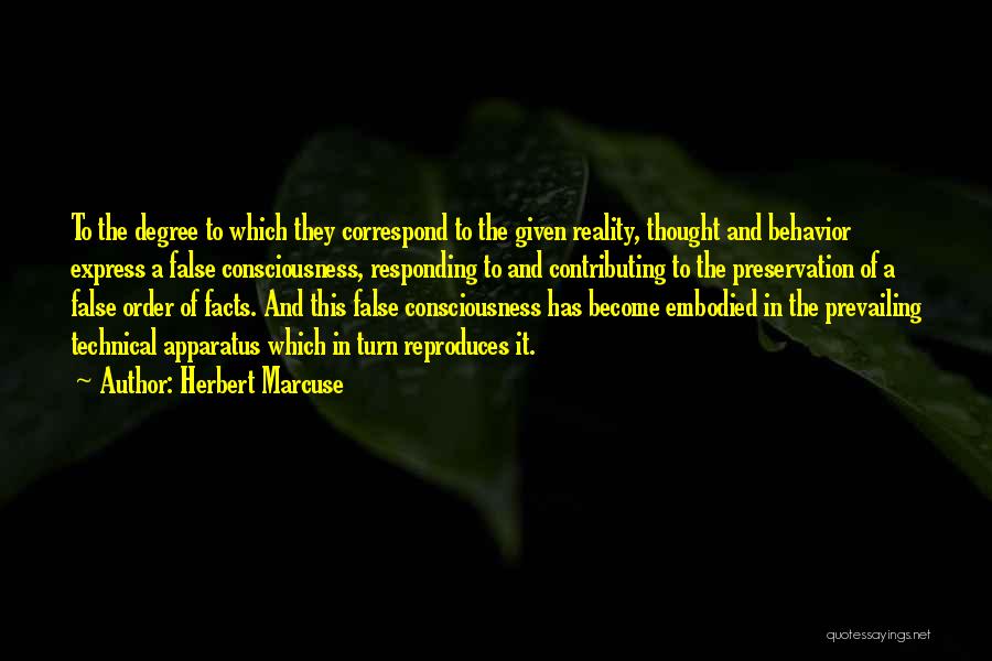 Embodied Quotes By Herbert Marcuse