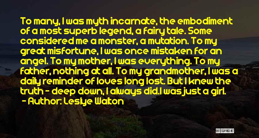 Embodiment Quotes By Leslye Walton