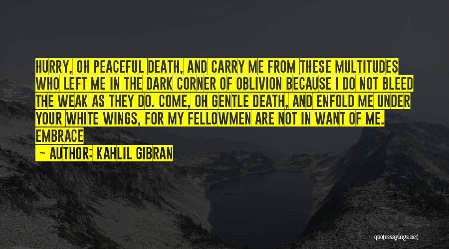 Embrace Death Quotes By Kahlil Gibran