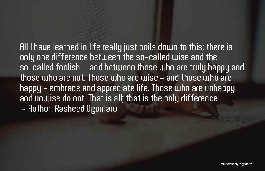 Embrace Differences Quotes By Rasheed Ogunlaru