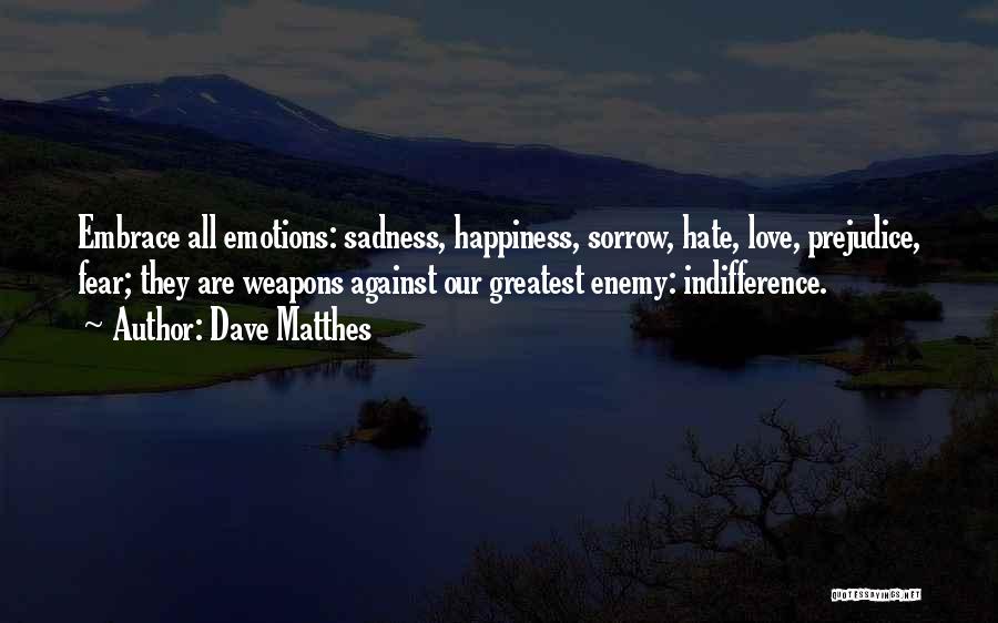 Embrace Happiness Quotes By Dave Matthes