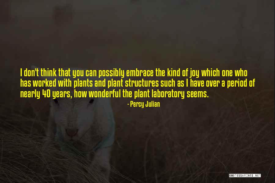 Embrace Joy Quotes By Percy Julian Embrace Joy Quotes By Percy Julian
