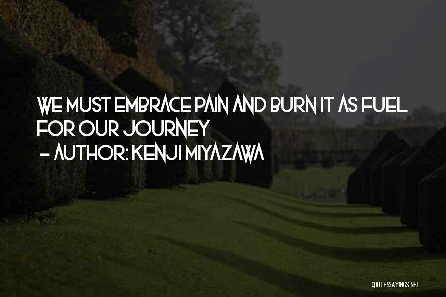 Embrace Pain Quotes By Kenji Miyazawa