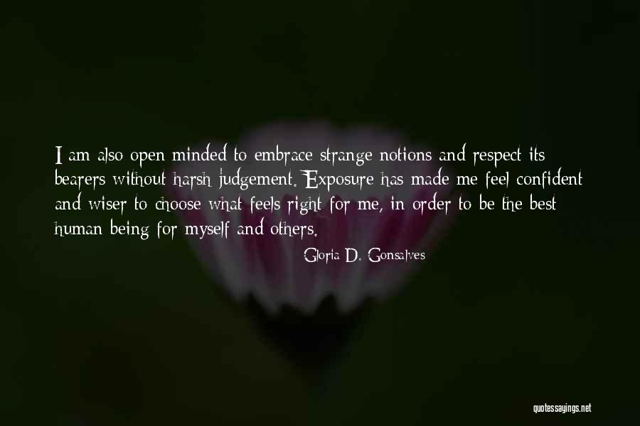 Embrace The Best Quotes By Gloria D. Gonsalves Embrace The Best Quotes By Gloria D. Gonsalves