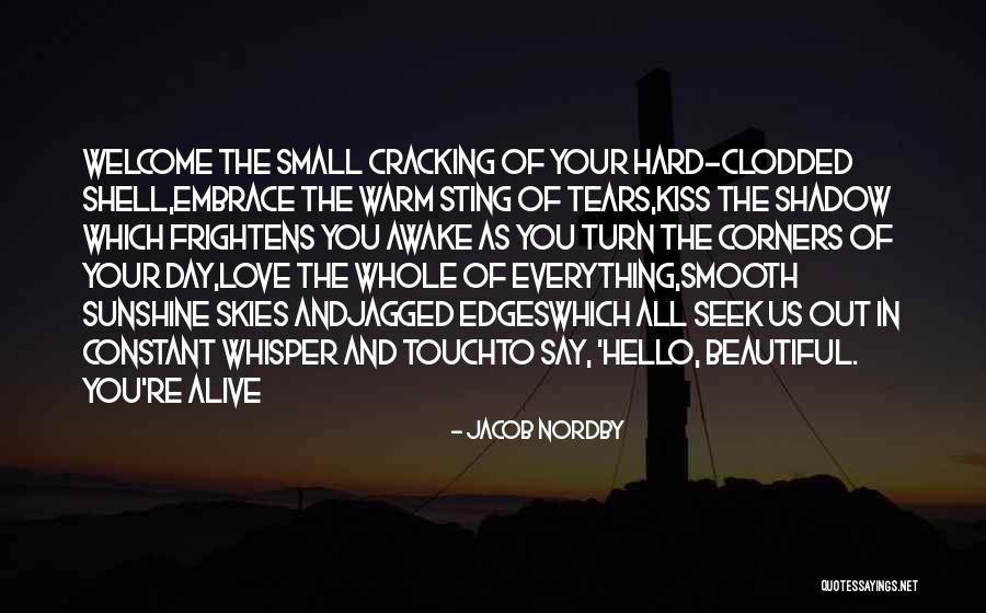 Embrace The Day Quotes By Jacob Nordby Embrace The Day Quotes By Jacob Nordby