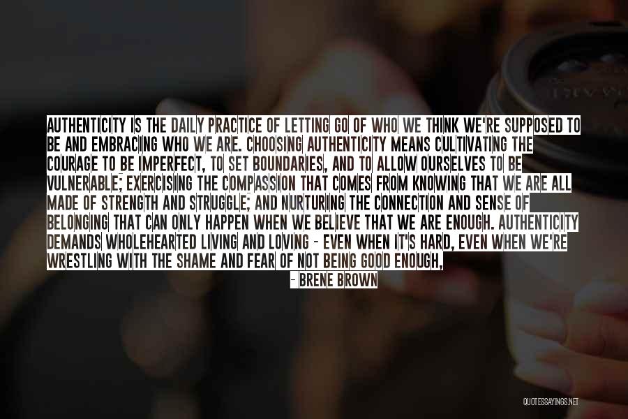 Embracing Fear Quotes By Brene Brown