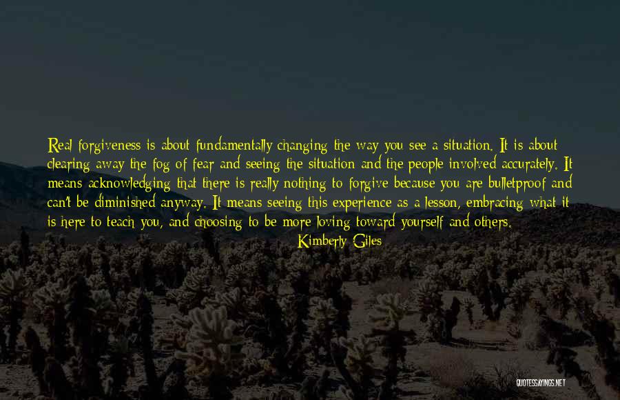 Embracing Fear Quotes By Kimberly Giles