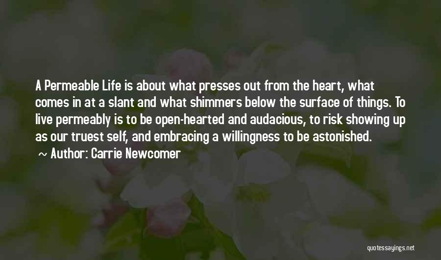 Embracing Life Quotes By Carrie Newcomer