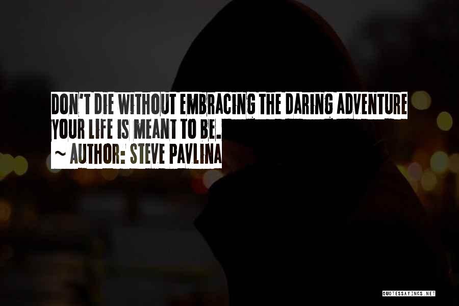 Embracing Life Quotes By Steve Pavlina