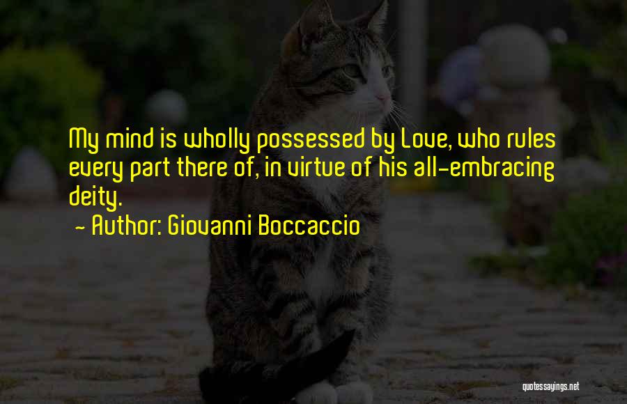 Embracing Love Quotes By Giovanni Boccaccio