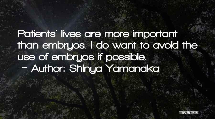 Embryos Quotes By Shinya Yamanaka