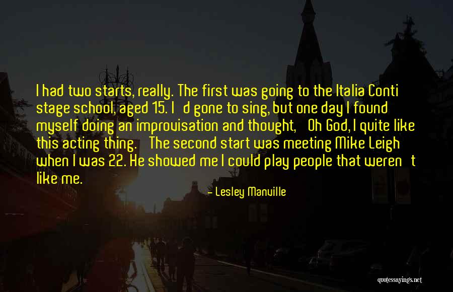 Emelda Quotes By Lesley Manville Emelda Quotes By Lesley Manville