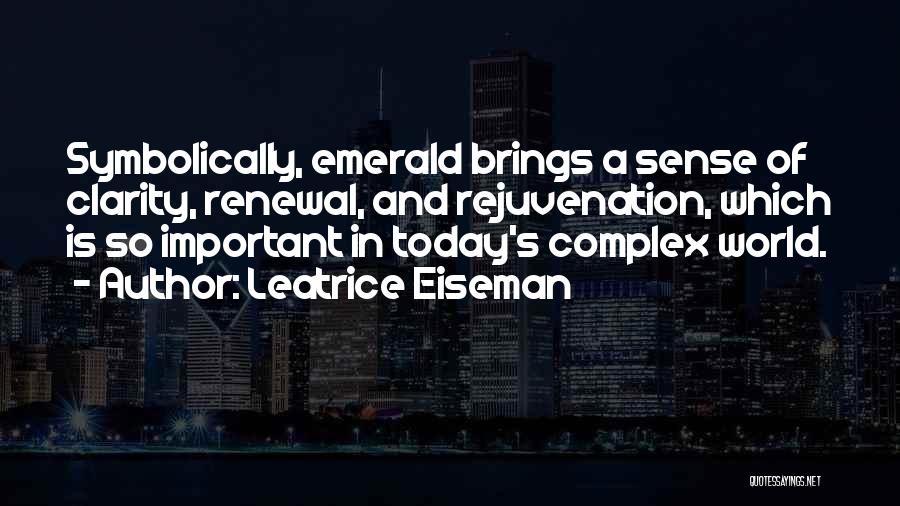 Emeralds Quotes By Leatrice Eiseman