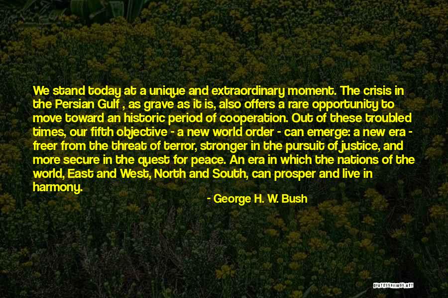 Emerge Stronger Quotes By George H. W. Bush