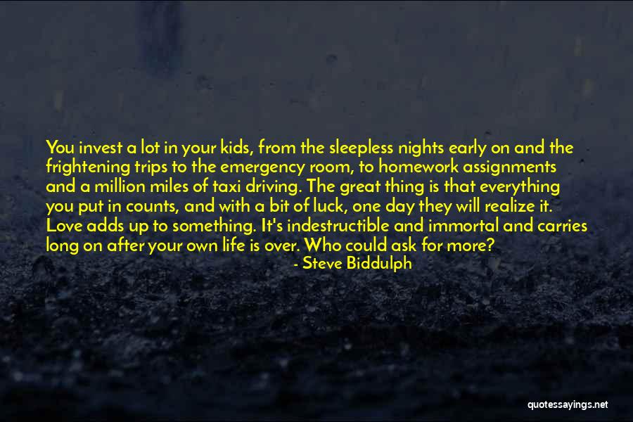 Emergency Love Quotes By Steve Biddulph