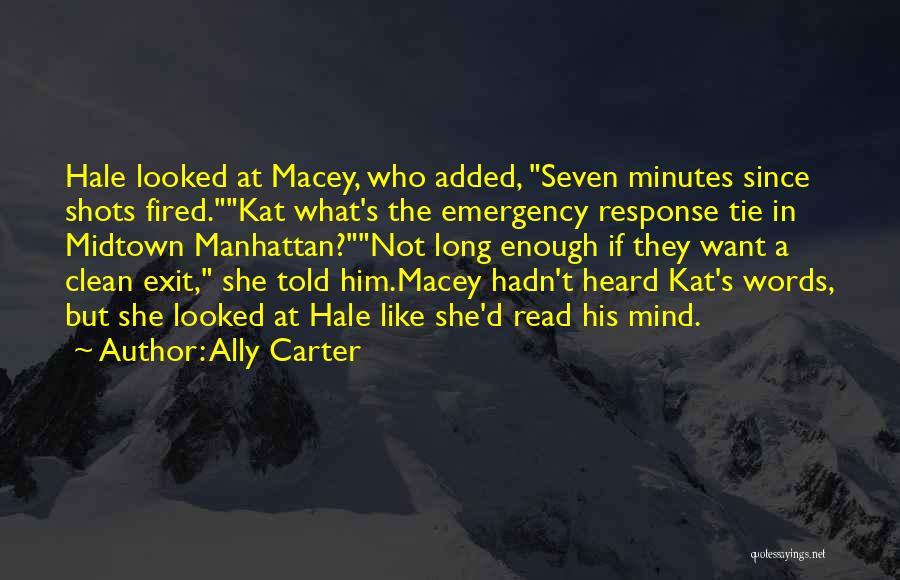 Emergency Response Quotes By Ally Carter