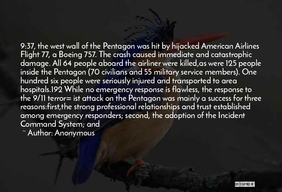 Emergency Response Quotes By Anonymous