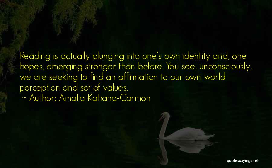 Emerging Quotes By Amalia Kahana-Carmon