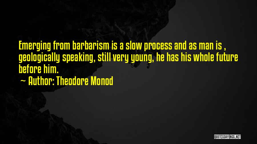 Emerging Quotes By Theodore Monod