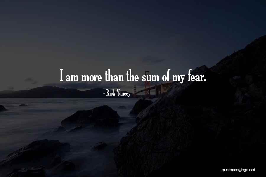 Emfinger Livermore Quotes By Rick Yancey