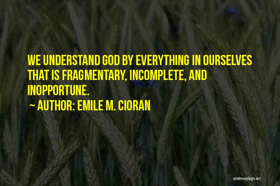 Emile M. Cioran Quotes 1545536