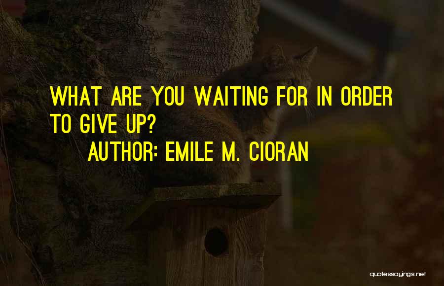 Emile Quotes By Emile M. Cioran