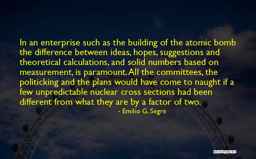 Emilio G. Segre Quotes 959017 Emilio G. Segre Quotes 959017