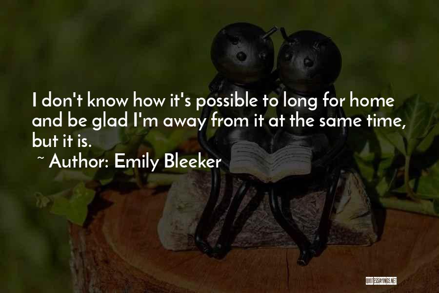 Emily Bleeker Quotes 1073603