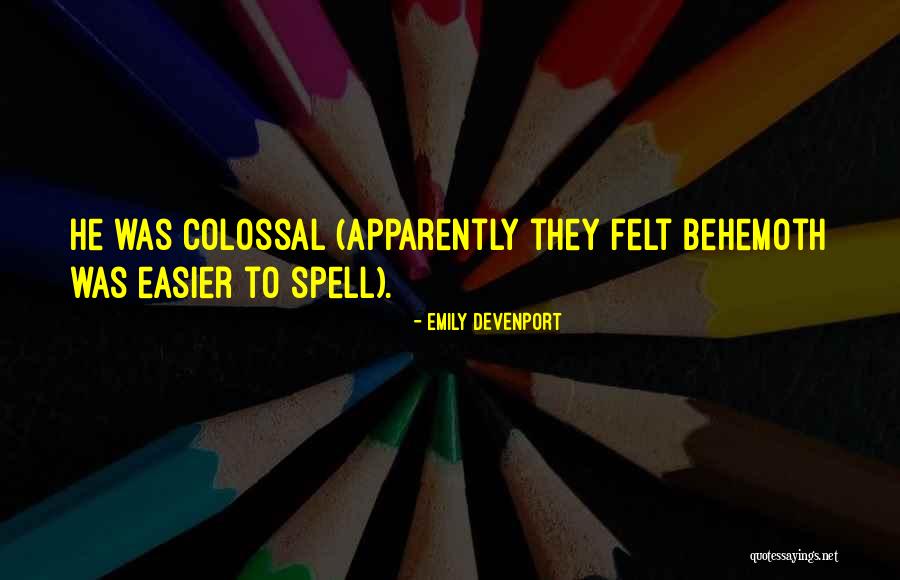 Emily Devenport Quotes 247517 Emily Devenport Quotes 247517