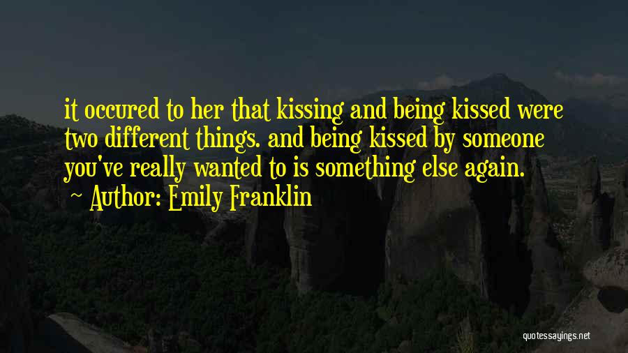 Emily Franklin Quotes 553861