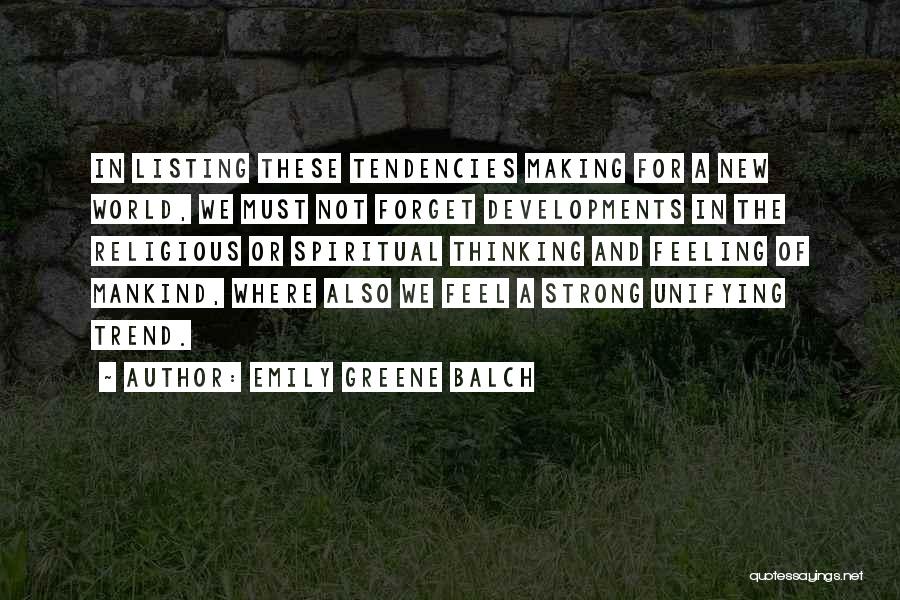 Emily Greene Balch Quotes 1880911