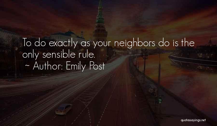 Emily Post Quotes 1097605