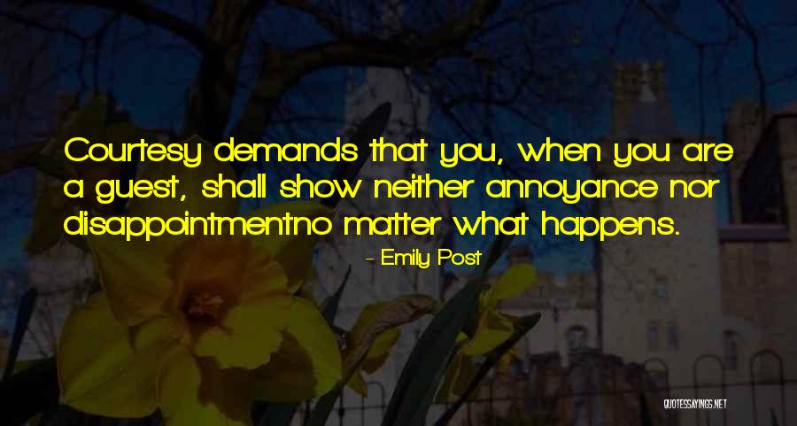 Emily Post Quotes 1259324