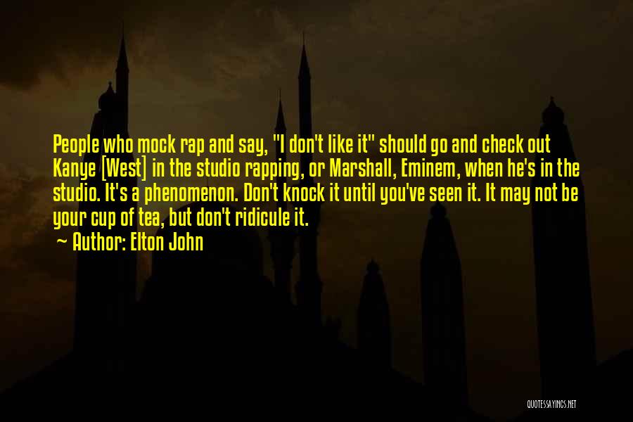 Eminem Without Me Quotes By Elton John