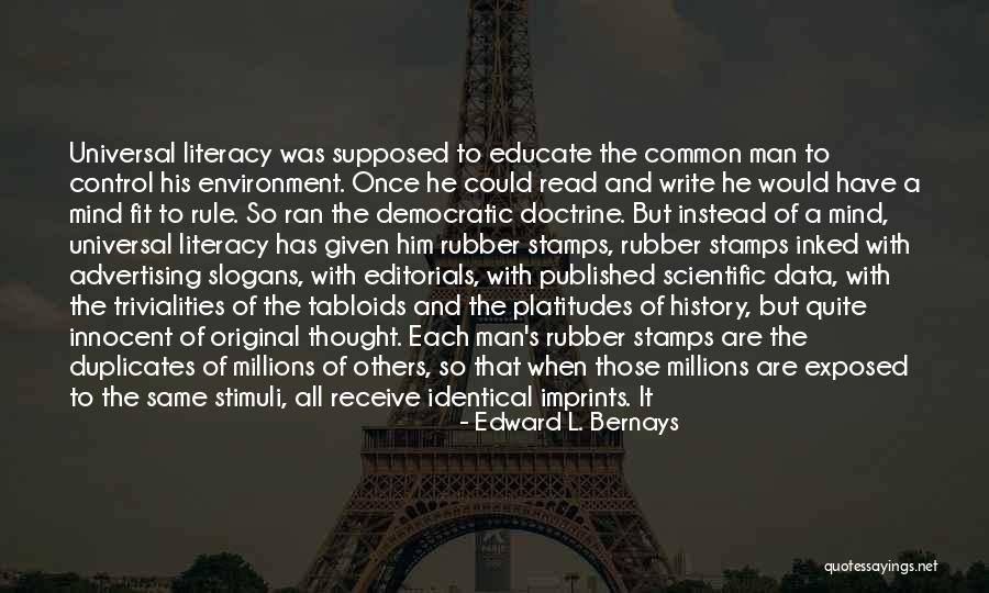 Emise Co2 Quotes By Edward L. Bernays