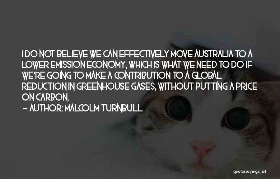 Emission Quotes By Malcolm Turnbull