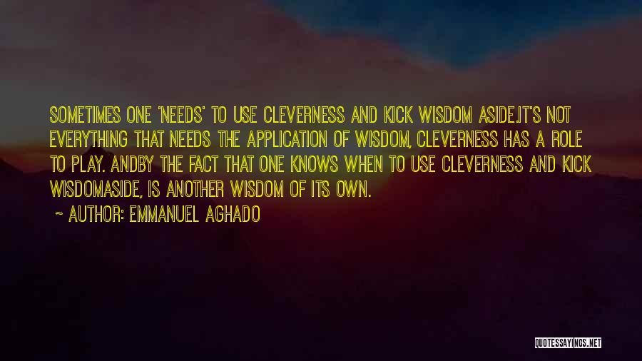 Emmanuel Aghado Quotes 1135826