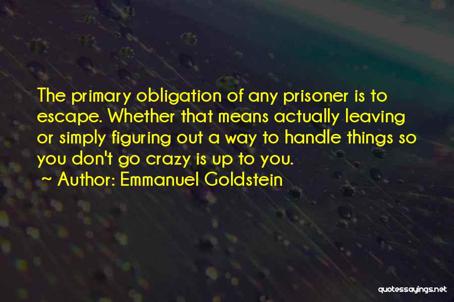 Emmanuel Goldstein Quotes 1922387