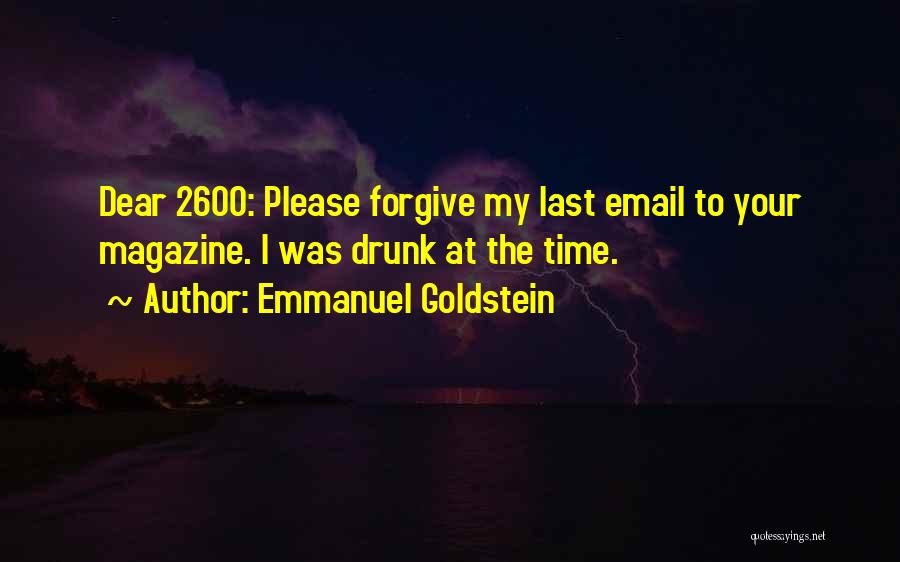 Emmanuel Goldstein Quotes 949087