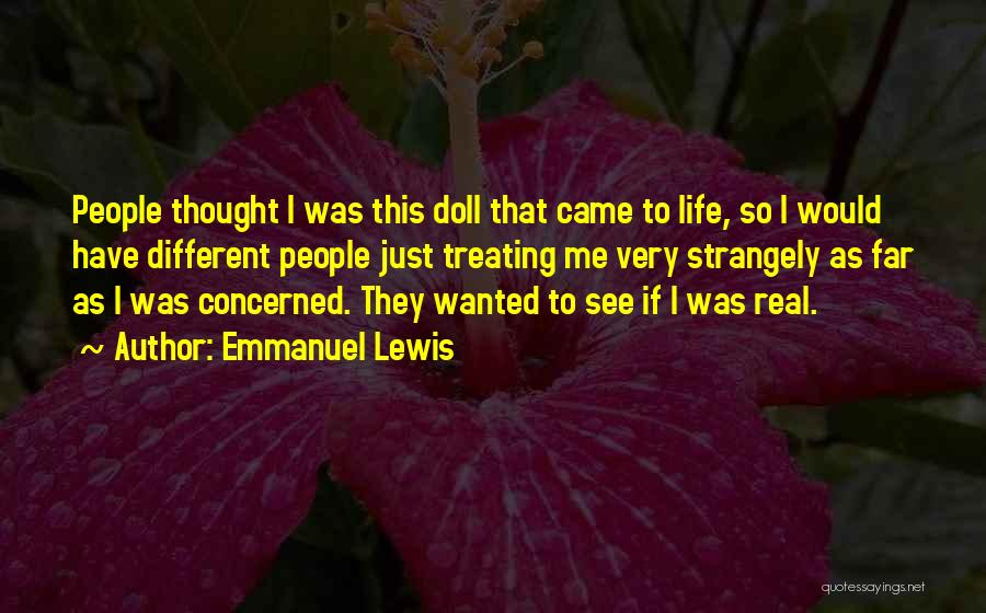 Emmanuel Lewis Quotes 448628