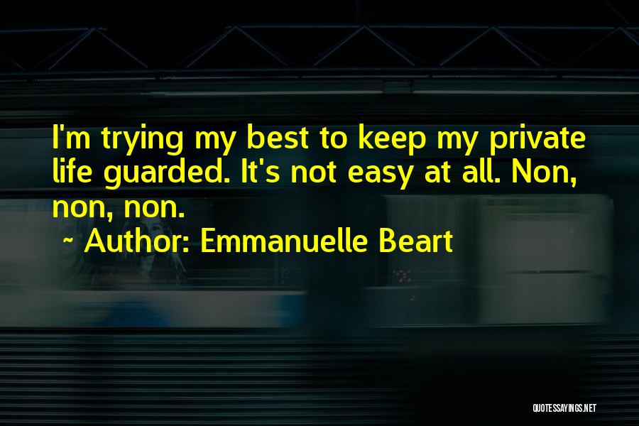 Emmanuelle Beart Quotes 1549234
